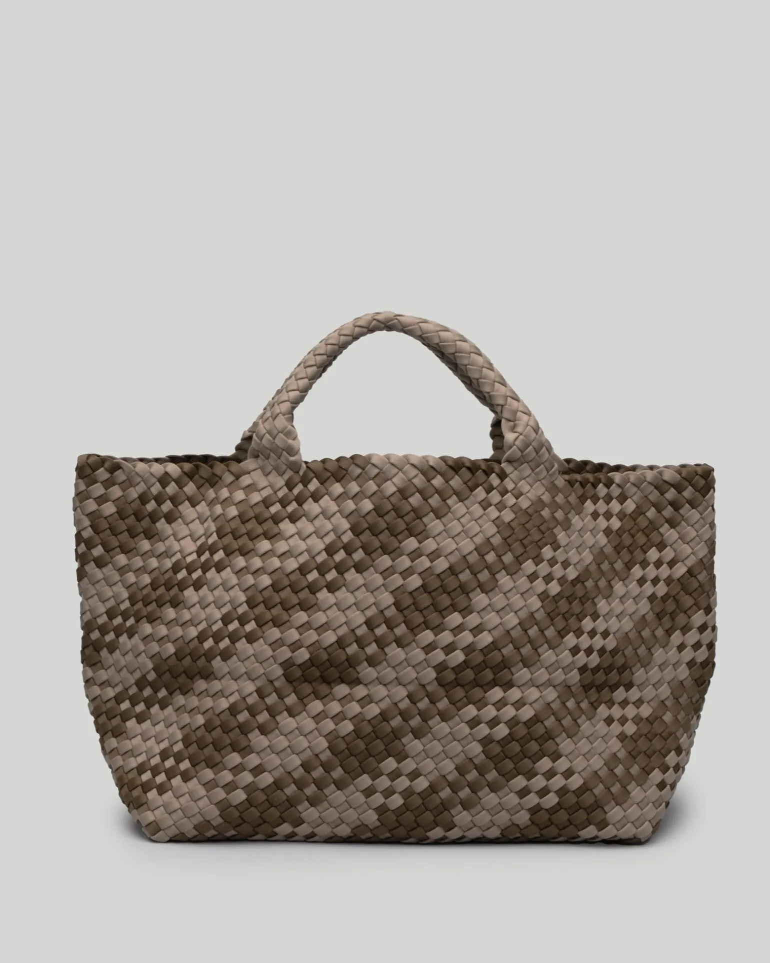 Totes<NAGHEDI St. Barths Medium Tote Plaid Driftwood