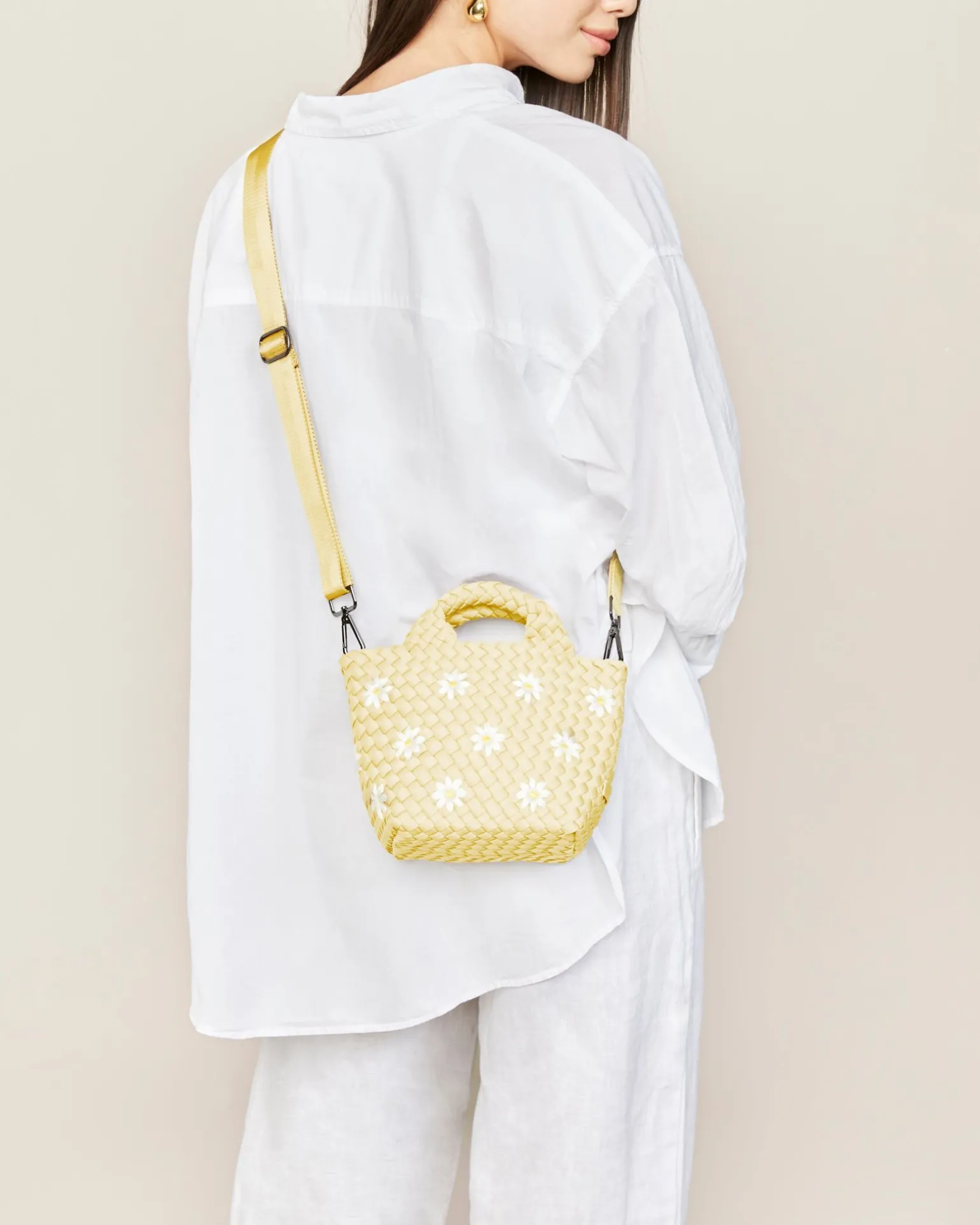 Crossbodies<NAGHEDI St. Barths Petit Tote Daisy Blossom