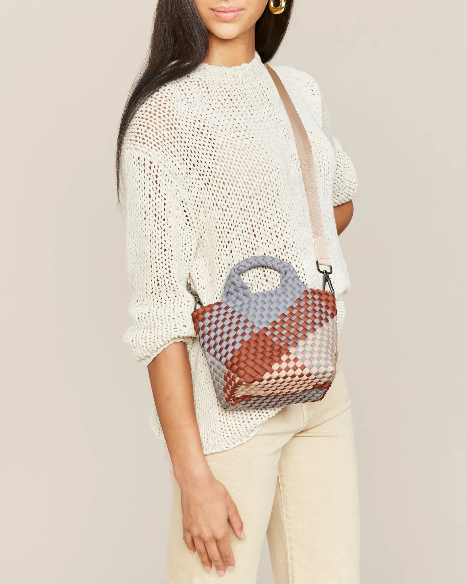Crossbodies<NAGHEDI St. Barths Petit Tote Graphic Geo Taos