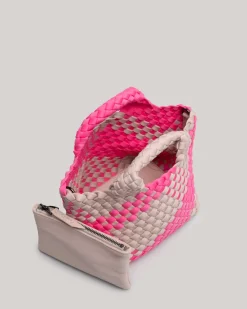 Totes<NAGHEDI St. Barths Petit Tote Plaid Isa