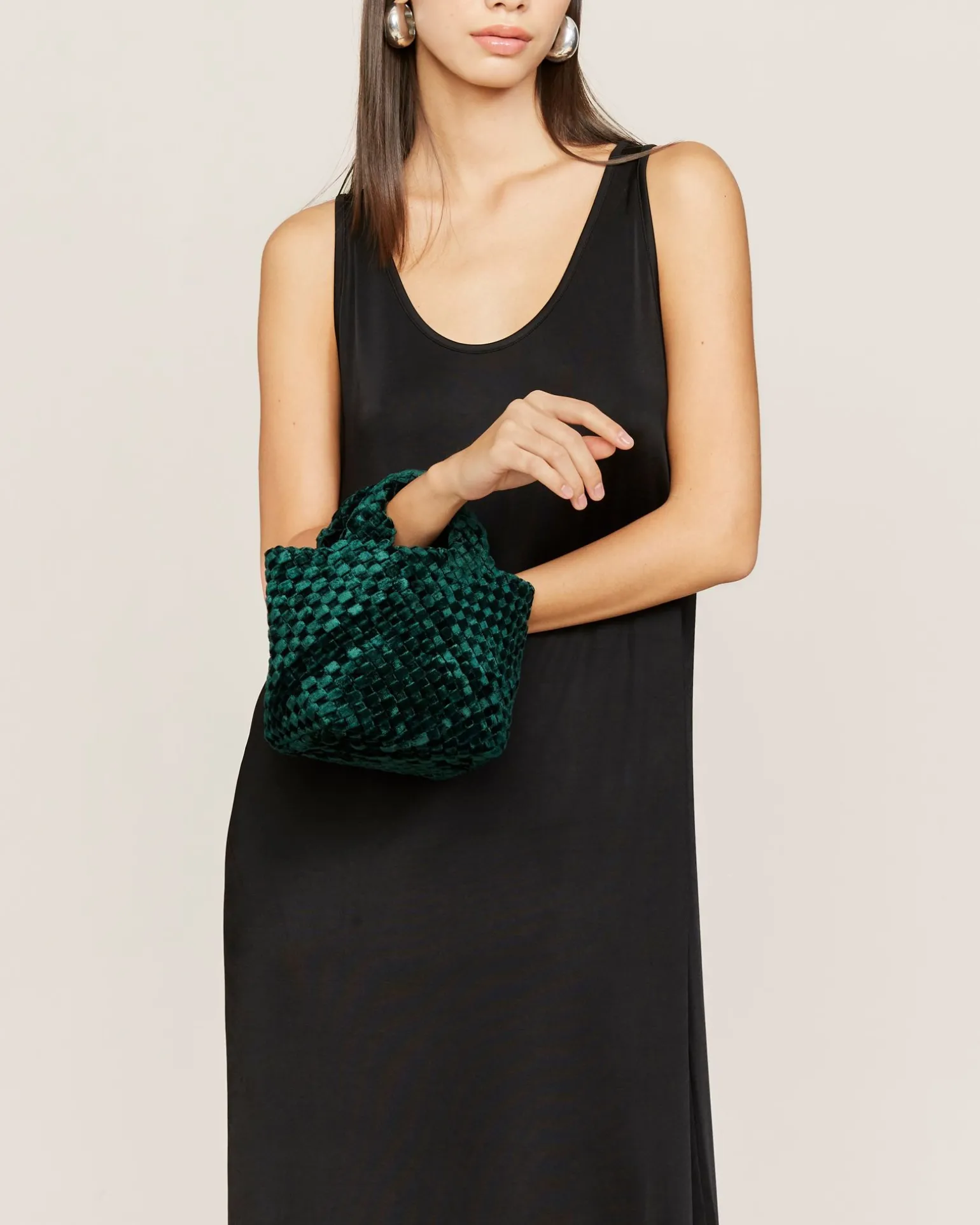 Crossbodies<NAGHEDI St. Barths Petit Tote Velvet Emerald