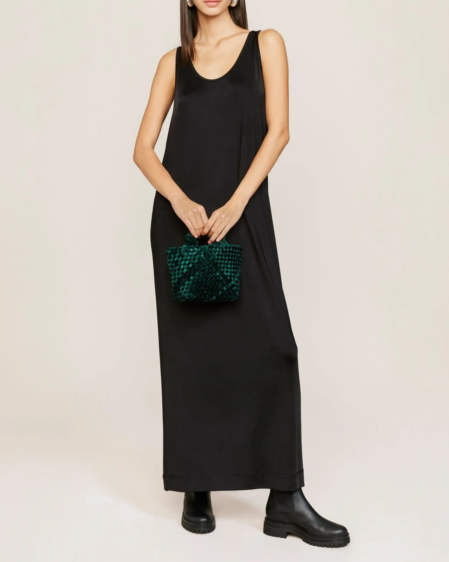 Crossbodies<NAGHEDI St. Barths Petit Tote Velvet Emerald