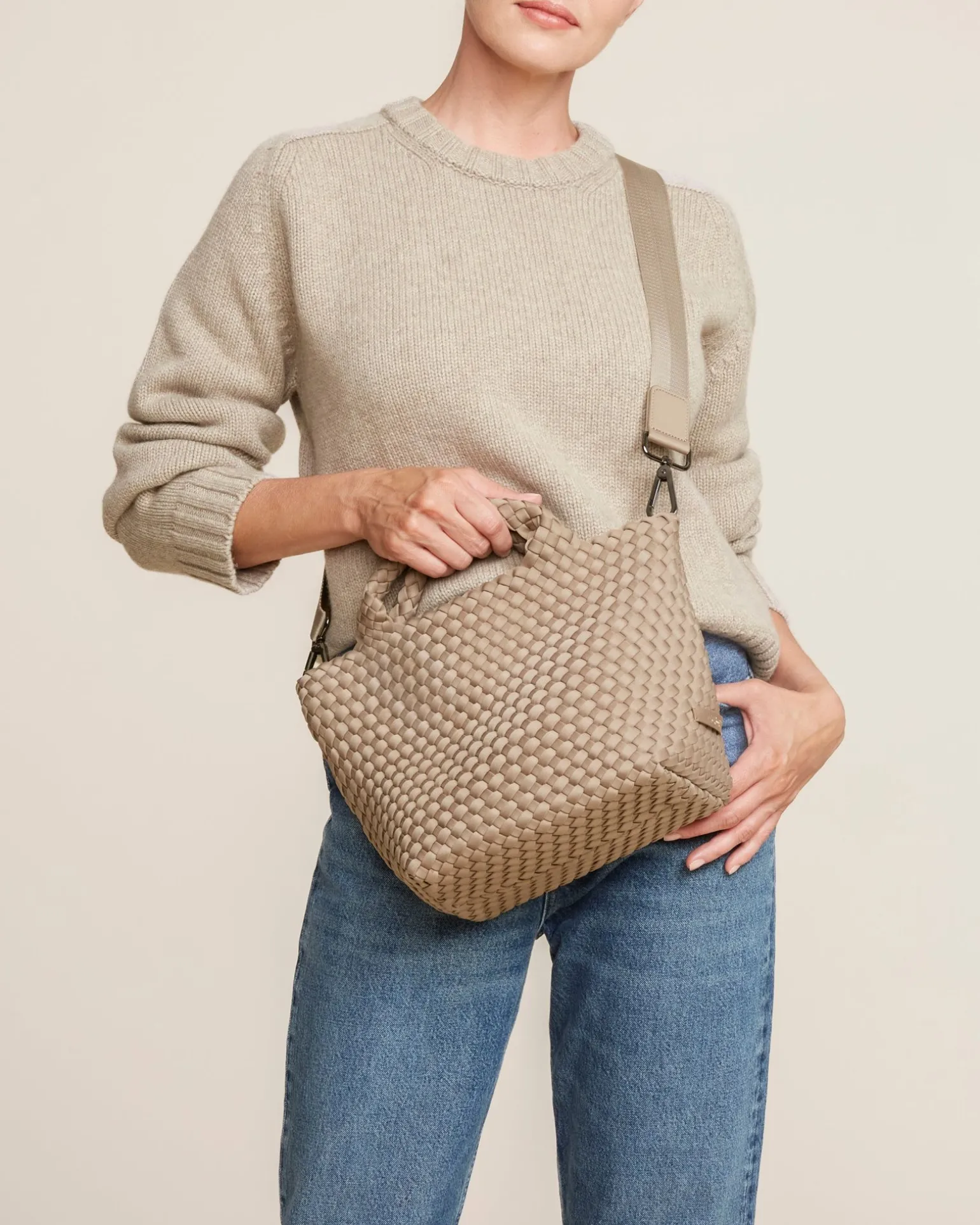 Totes<NAGHEDI St. Barths Small Tote Cashmere