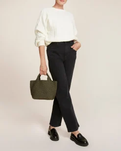 Totes<NAGHEDI St. Barths Small Tote Olive