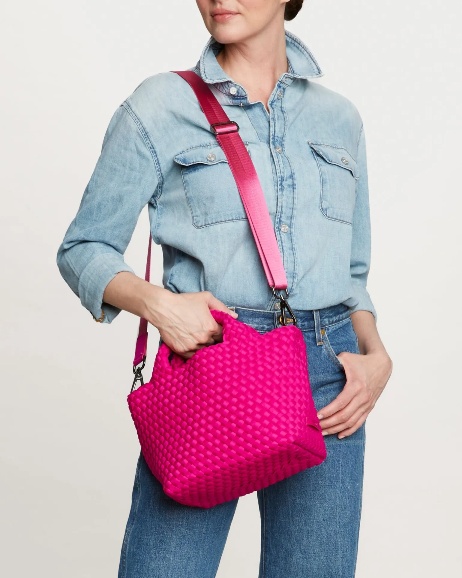 Crossbodies<NAGHEDI St. Barths Small Tote Miami Pink