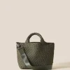 Crossbodies<NAGHEDI St. Barths Small Tote Olive