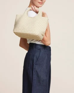 Crossbodies<NAGHEDI St. Barths Small Tote Ecru