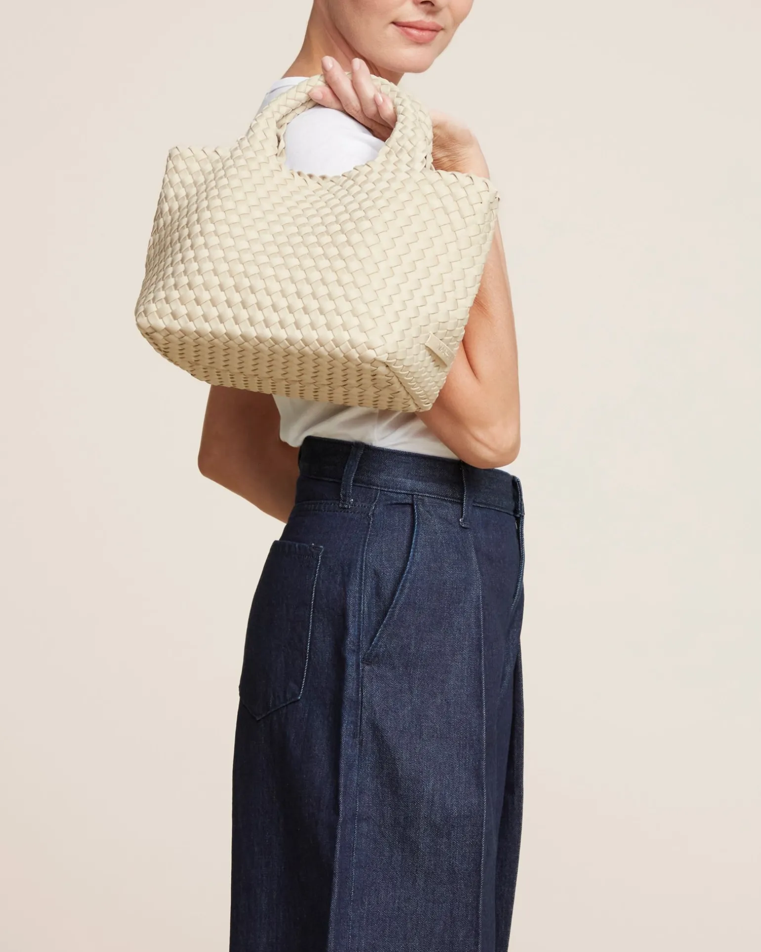 Crossbodies<NAGHEDI St. Barths Small Tote Ecru