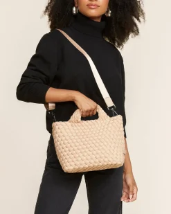 Crossbodies<NAGHEDI St. Barths Small Tote Camel