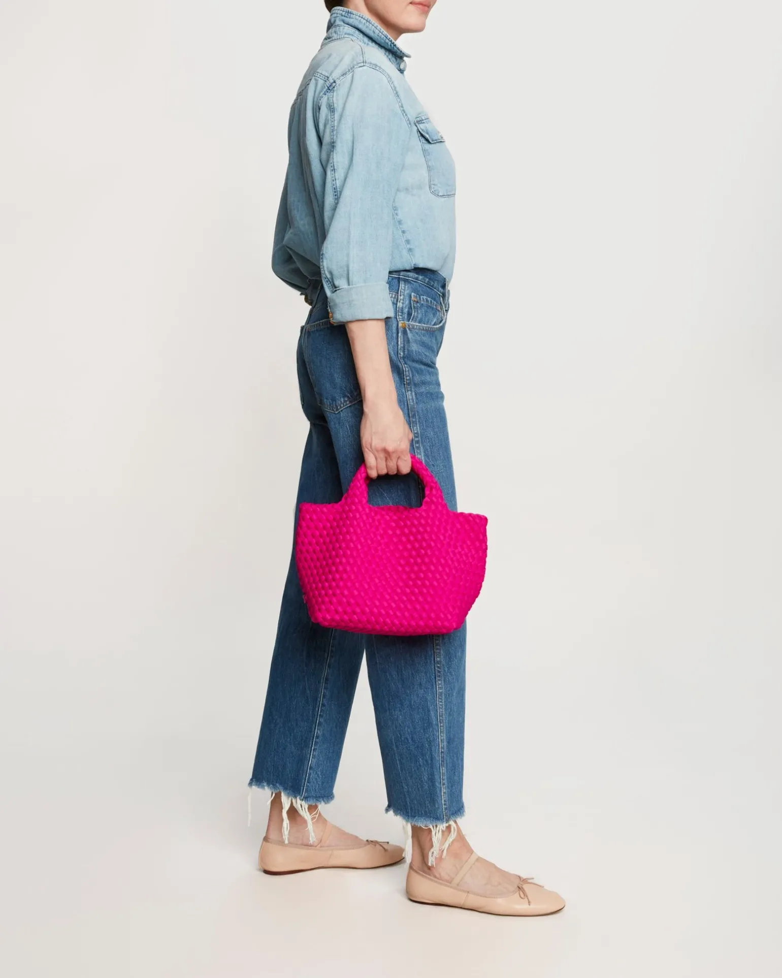 Totes<NAGHEDI St. Barths Small Tote Miami Pink