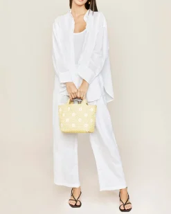 Totes<NAGHEDI St. Barths Small Tote Daisy Blossom