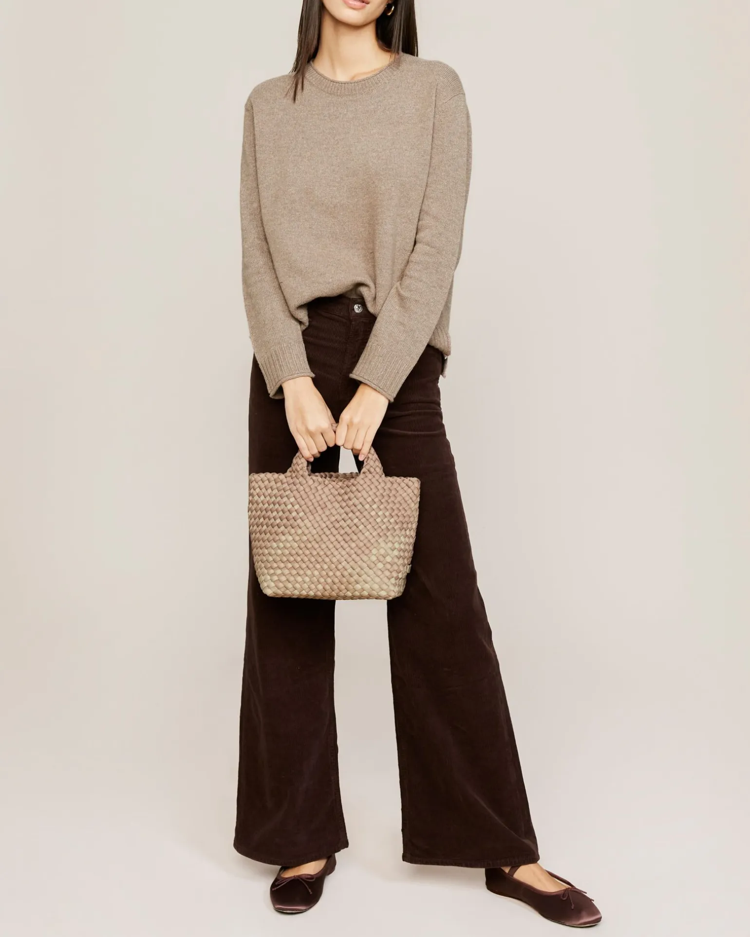 Crossbodies<NAGHEDI St. Barths Small Tote Graphic Ombre Bronzed