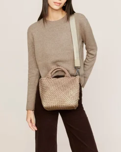 Totes<NAGHEDI St. Barths Small Tote Graphic Ombre Bronzed