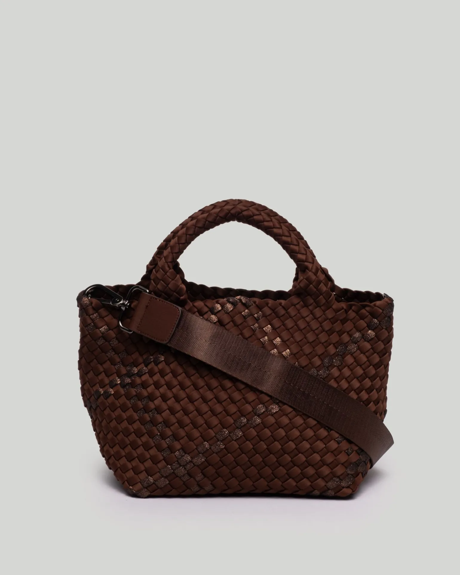 Totes<NAGHEDI St. Barths Small Tote Plaid Umber