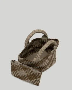 Totes<NAGHEDI St. Barths Small Tote Plaid Driftwood