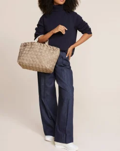 Totes<NAGHEDI Tangier Medium Tote Cashmere