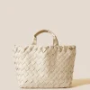 Totes<NAGHEDI Tangier Medium Tote Ecru