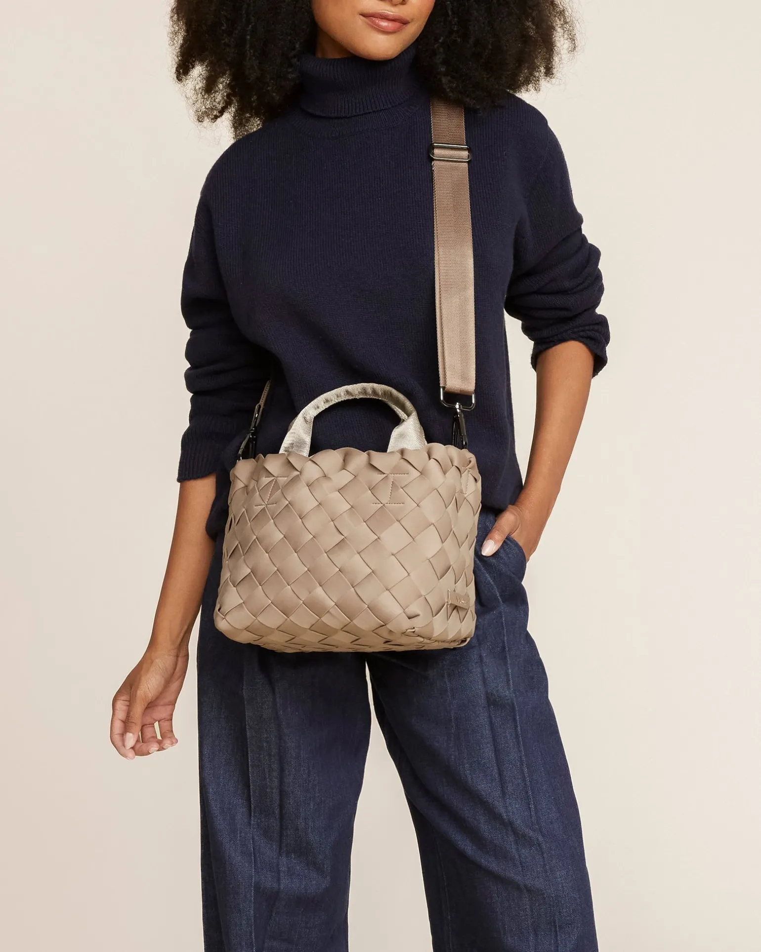Crossbodies<NAGHEDI Tangier Small Tote Cashmere