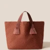 Shoulder Bags<NAGHEDI Tulum Large Tote Adobe