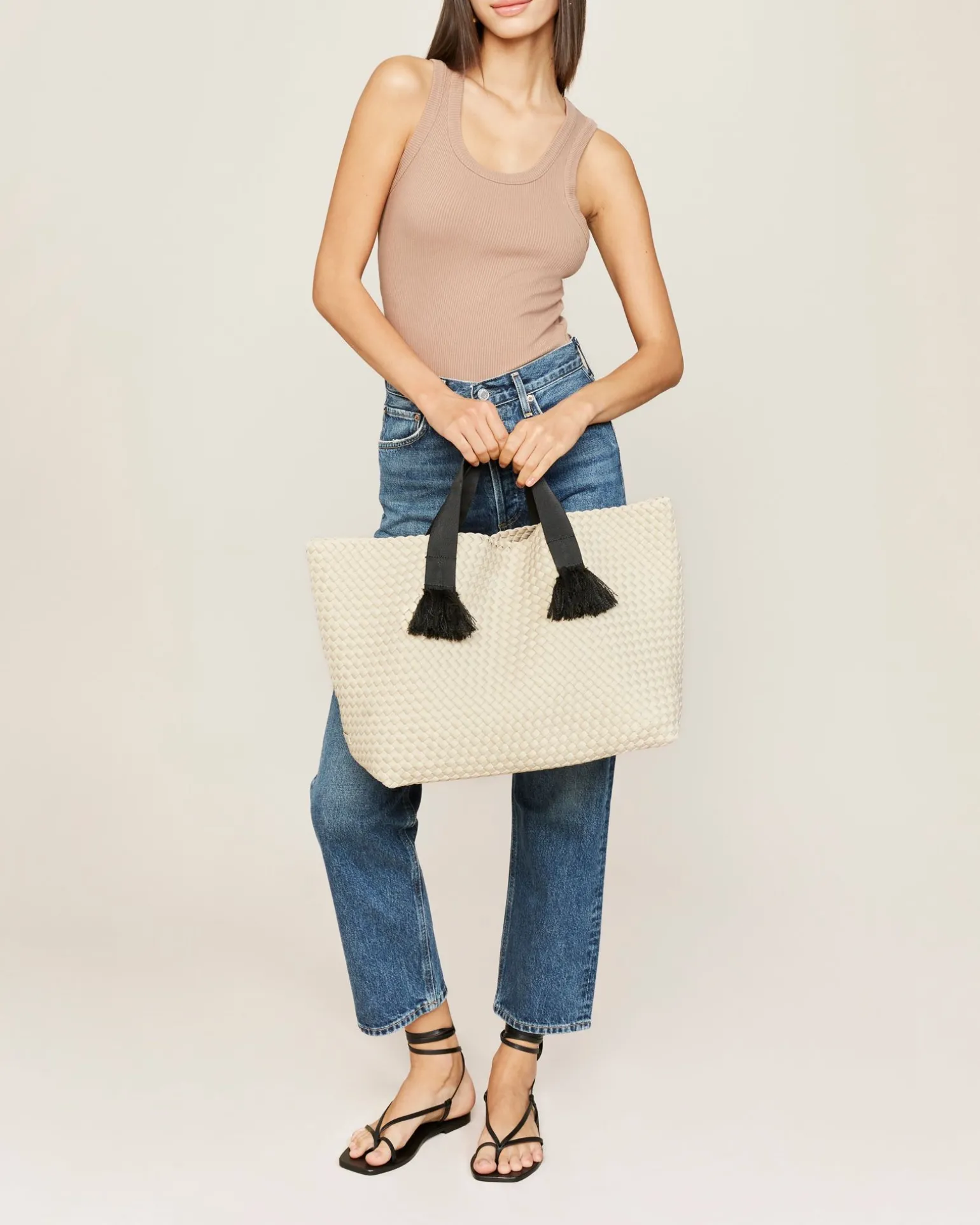 Totes<NAGHEDI Tulum Large Tote Moon