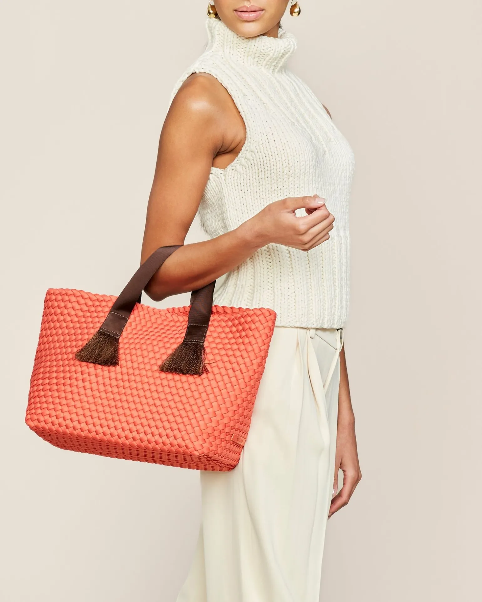 Shoulder Bags<NAGHEDI Tulum Medium Tote Bonaire